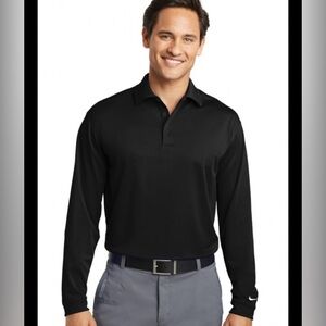 Mens Black Nike Long Sleeve Shirt NWOT
